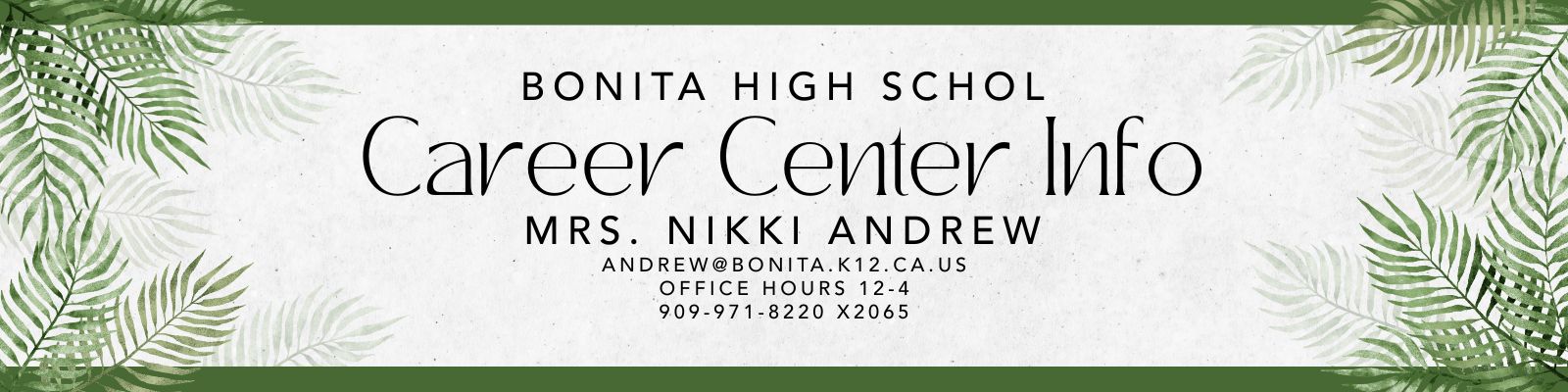 website header